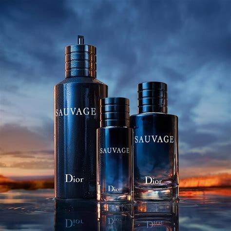 Dior Sauvage size comparison